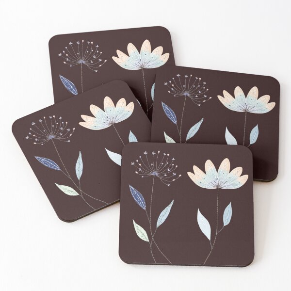 Item preview, Embroidered Wildflower Botanical Art designed and sold by MegaNovaArt.