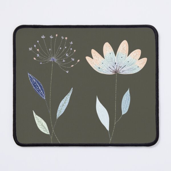 Item preview, Embroidered Wildflower Botanical Art designed and sold by MegaNovaArt.