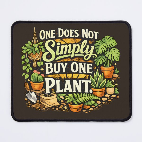 Item preview, One Does Not Simply Buy One Plant – Funny Plant Lover Gardening Quote designed and sold by blankTeeShirt.