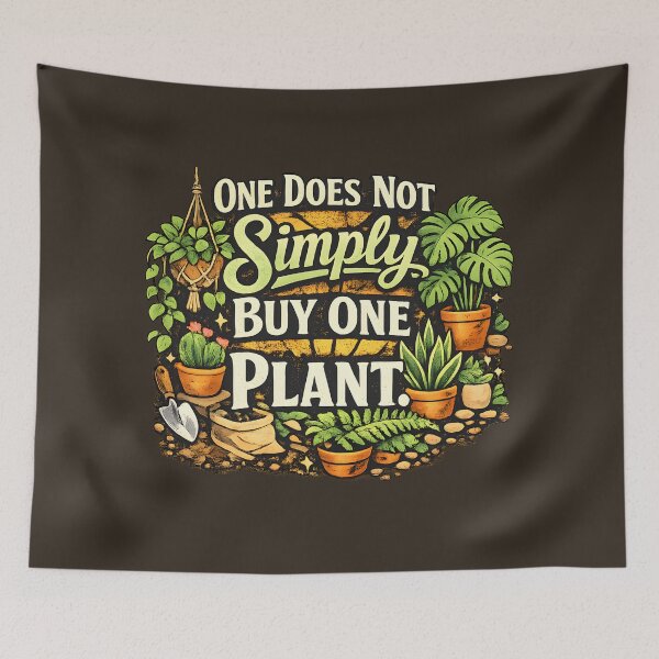 Item preview, One Does Not Simply Buy One Plant – Funny Plant Lover Gardening Quote designed and sold by blankTeeShirt.