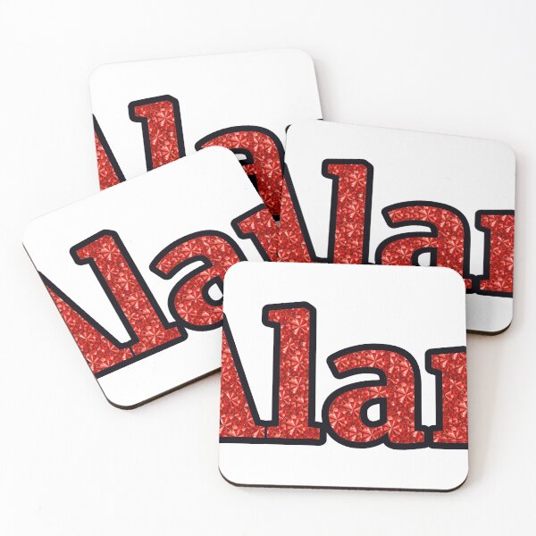 Item preview, Alan Boy Name Red Rhinestone Texture designed and sold by TheIconSmith.