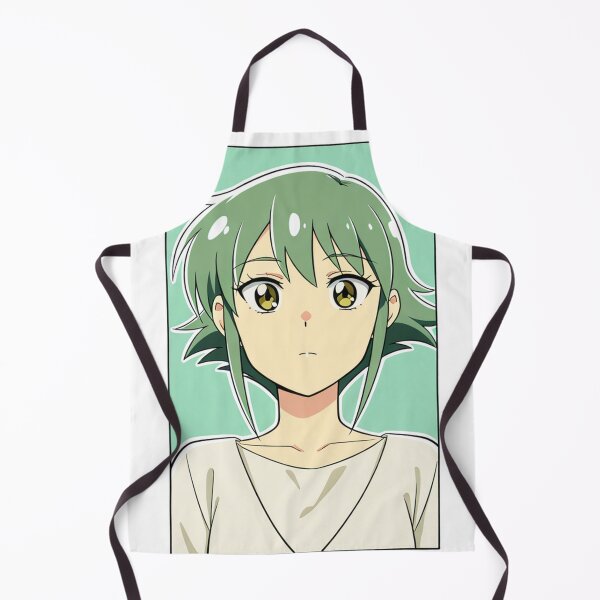 Item preview, Anime - Green Hair Girl Teal Background designed and sold by AnimeShin.
