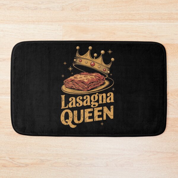 Item preview, Lasagna Queen Cute Golden Crown Cheesy Italian Food Lover Graphic Design designed and sold by Serene woods.