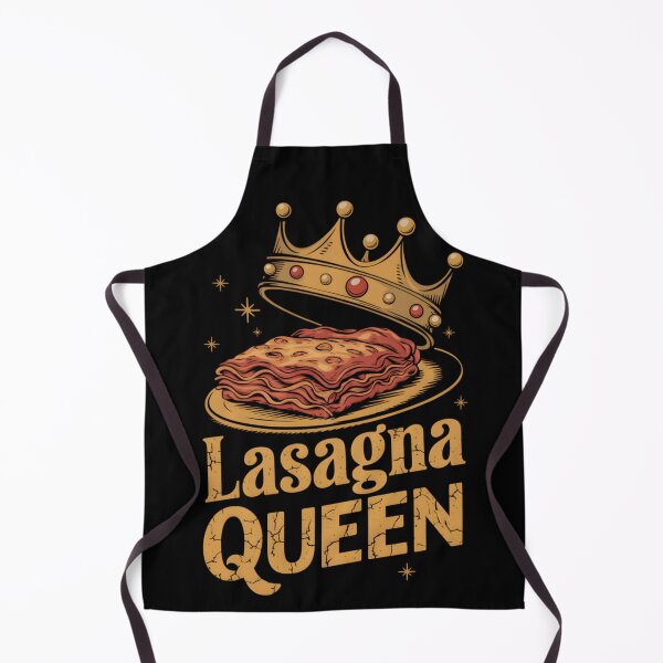 Item preview, Lasagna Queen Cute Golden Crown Cheesy Italian Food Lover Graphic Design designed and sold by Serene woods.