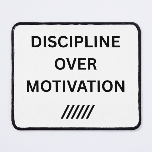 Item preview, Discipline Over Motivation Gym Sticker designed and sold by abanoubsamir938.