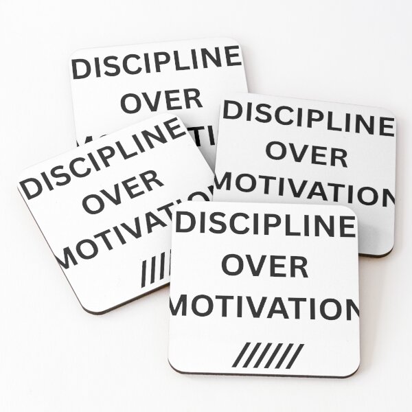 Item preview, Discipline Over Motivation Gym Sticker designed and sold by abanoubsamir938.