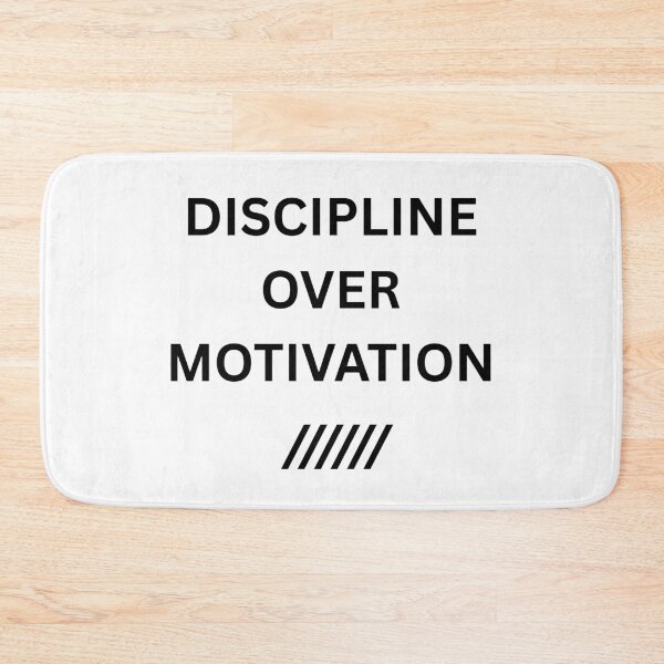 Item preview, Discipline Over Motivation Gym Sticker designed and sold by abanoubsamir938.