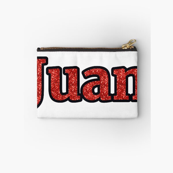 Item preview, Juan Boy Name Red Rhinestone Texture designed and sold by TheIconSmith.