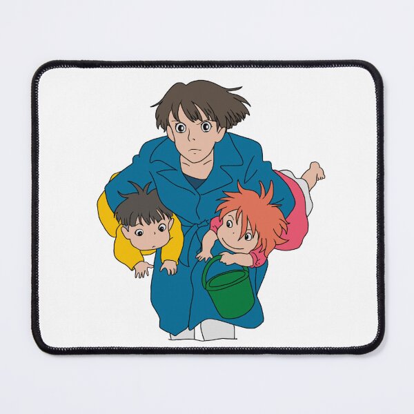 Item preview, Ponyo Sosuke Best Mom Running Illustration designed and sold by Iska-Designs.