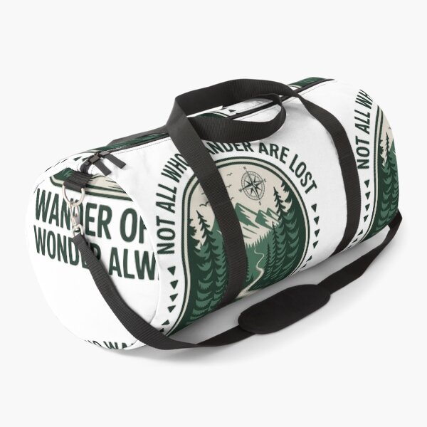 Item preview, Not all who wander are lost wander often wonder always forest mountain arch badge designed and sold by icemanphotos.