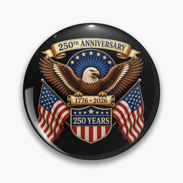 Item preview, Patriotic American Eagle United States 250th Anniversary Semiquincentennial Quarter Millennial Celebration designed and sold by Taniyah Gomes.