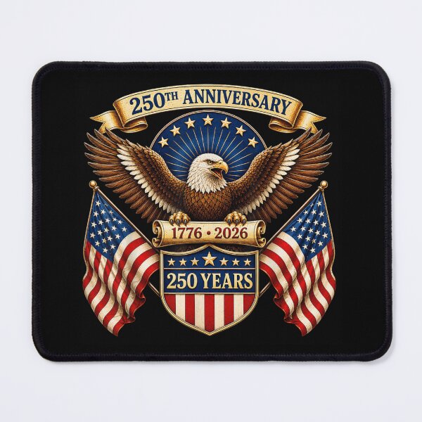 Item preview, Patriotic American Eagle United States 250th Anniversary Semiquincentennial Quarter Millennial Celebration designed and sold by Taniyah Gomes.