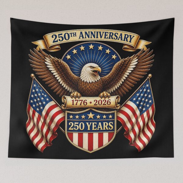 Item preview, Patriotic American Eagle United States 250th Anniversary Semiquincentennial Quarter Millennial Celebration designed and sold by Taniyah Gomes.
