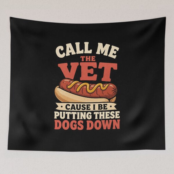 Item preview, Call Me The Vet Cause I Be Putting These Dogs Down Glizzy Meme designed and sold by super-think.