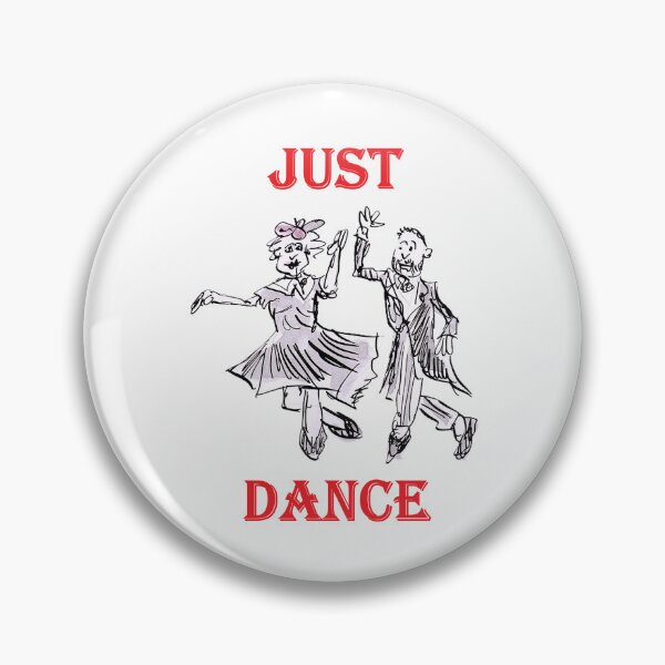 Item preview, 2 people dancing just dance designed and sold by Inky Fingers Illustrations.