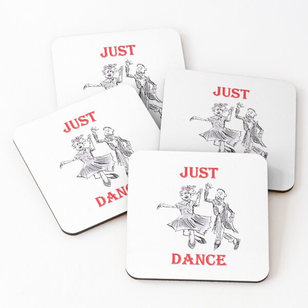 Item preview, 2 people dancing just dance designed and sold by Inky Fingers Illustrations.