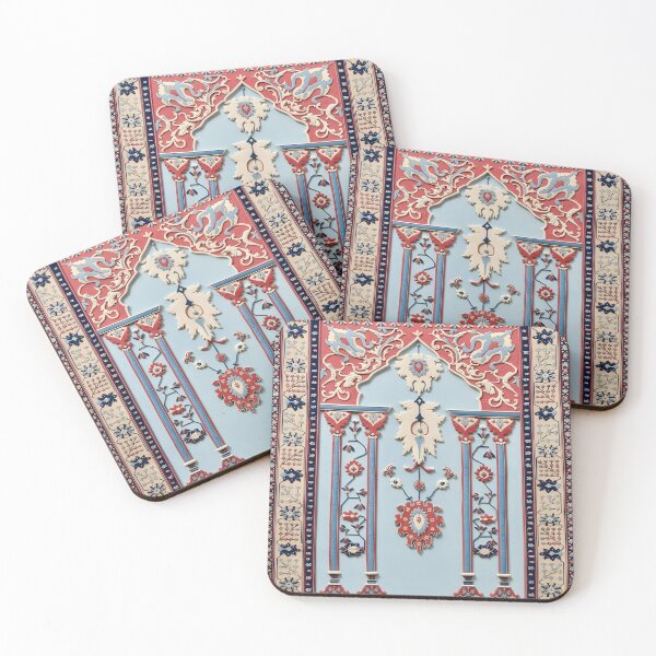 Item preview, Antique Persian Silk Rug Print designed and sold by Vicky Brago-Mitchell®.