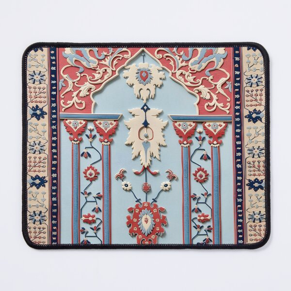 Item preview, Antique Persian Silk Rug Print designed and sold by Vicky Brago-Mitchell®.