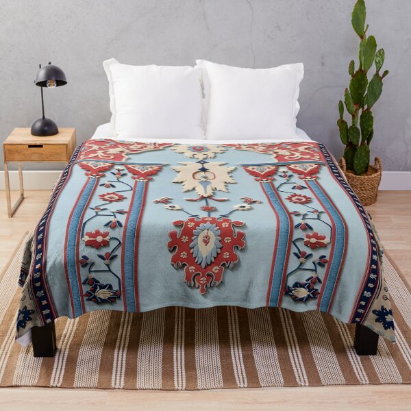 Item preview, Antique Persian Silk Rug Print designed and sold by Vicky Brago-Mitchell®.