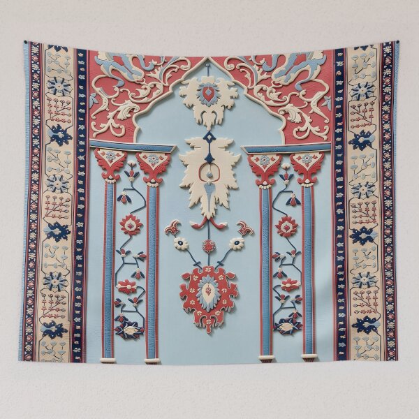 Item preview, Antique Persian Silk Rug Print designed and sold by Vicky Brago-Mitchell®.