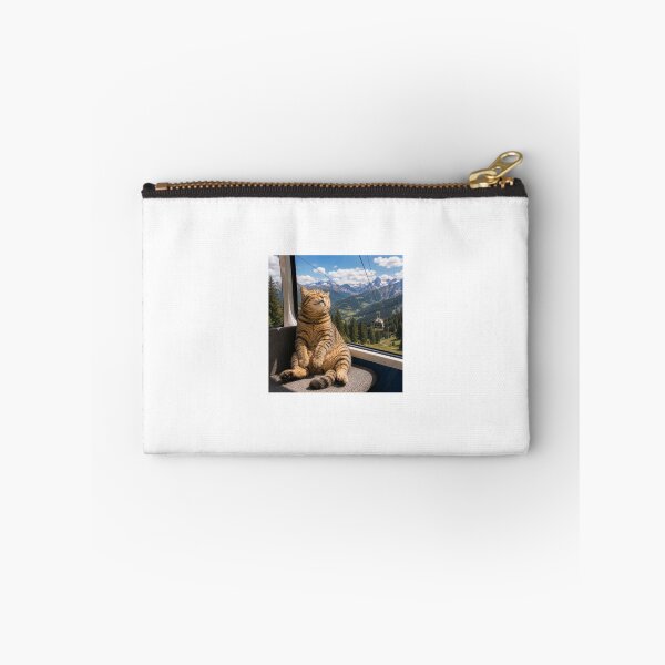 Item preview, Mountain Cable Car Cat designed and sold by LovelyCatGalaxy.