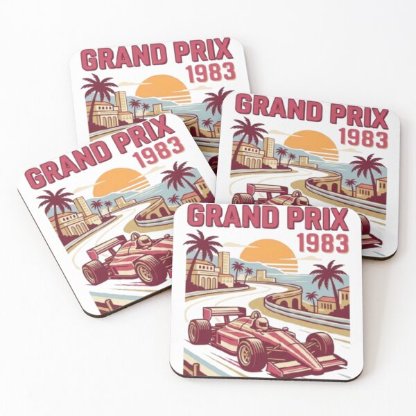 Item preview, Vintage Monaco Grand Prix 1983 F1 Racing designed and sold by AlphaGacha.