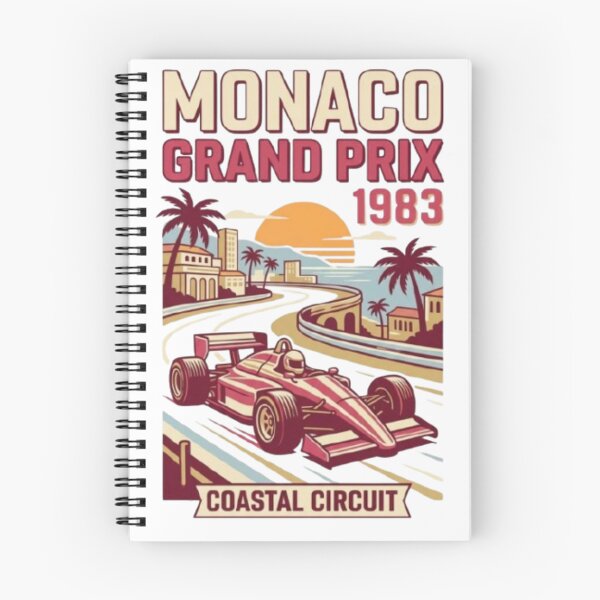 Item preview, Vintage Monaco Grand Prix 1983 F1 Racing designed and sold by AlphaGacha.