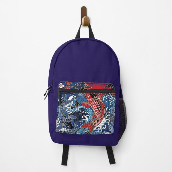 Item preview, Dynamic Koi Fish Hanafuda Graphic Art designed and sold by Hikariha Studio.