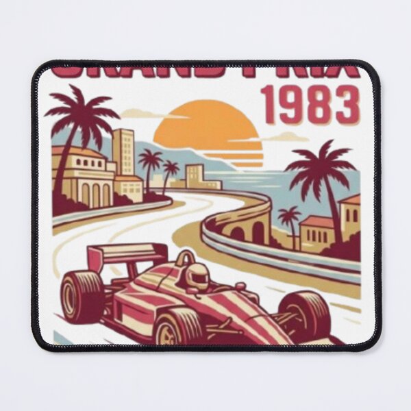 Item preview, Vintage Monaco Grand Prix 1983 F1 Racing designed and sold by AlphaGacha.
