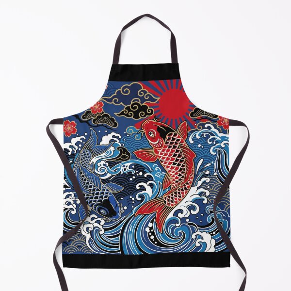 Item preview, Dynamic Koi Fish Hanafuda Graphic Art designed and sold by Hikariha Studio.