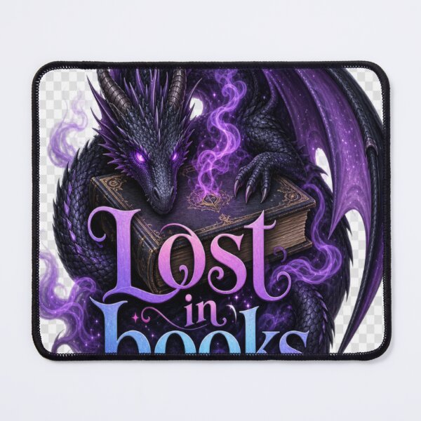 Item preview, Fantasy dragon book design designed and sold by BookedAndDesign.