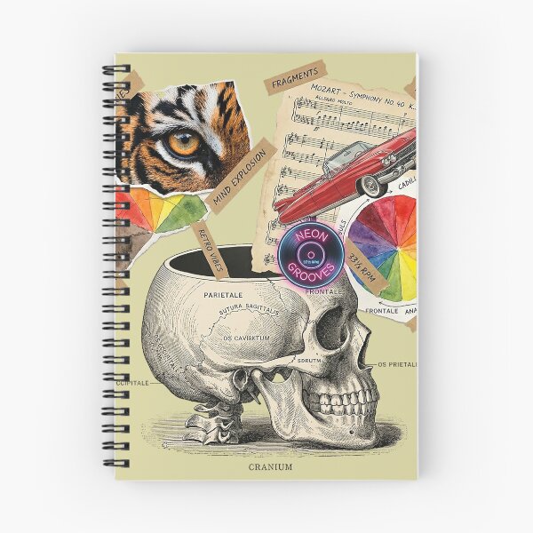 Item preview, Anatomical Surrealism Mind Explosion Collage Art designed and sold by GrabaHuk.
