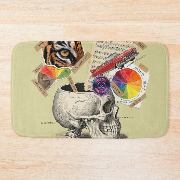 Item preview, Anatomical Surrealism Mind Explosion Collage Art designed and sold by GrabaHuk.