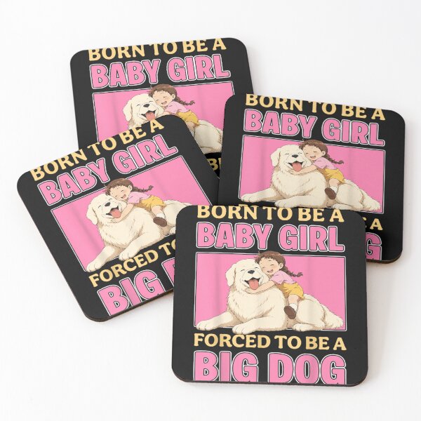Item preview, Cute Anime Aesthetic Born To Be A Baby Girl Big Dog designed and sold by Taniyah Gomes.