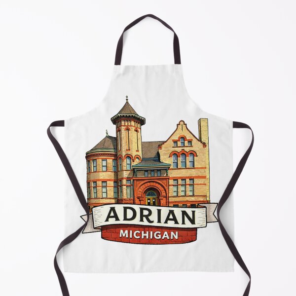 Item preview, Adrian Michigan Travel Retro Building designed and sold by Eif53.