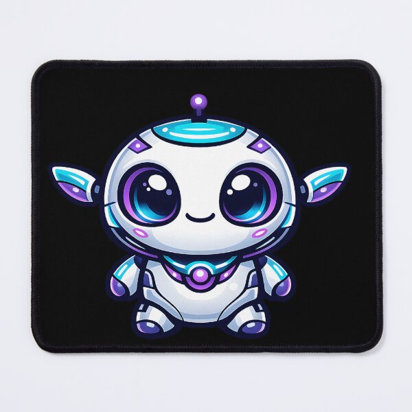 Item preview, NeoGlow Alien Mascot Cute Futuristic Kawaii Cyberpunk Creature Design designed and sold by Vexilune.
