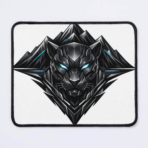Item preview, Futuristic Black Panther Mountain Logo designed and sold by Ethan Cross Digital.