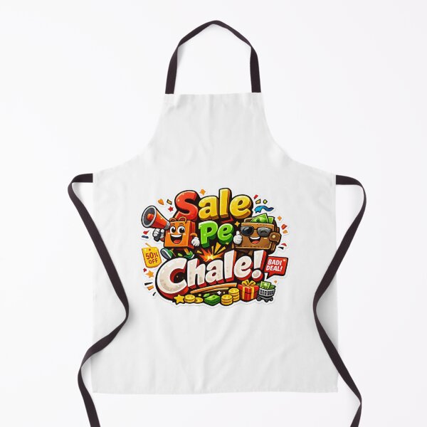 Item preview, Sale Pe Chale Text Sticker designed and sold by Jyotisima8929.