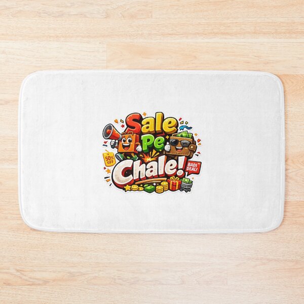 Item preview, Sale Pe Chale Text Sticker designed and sold by Jyotisima8929.