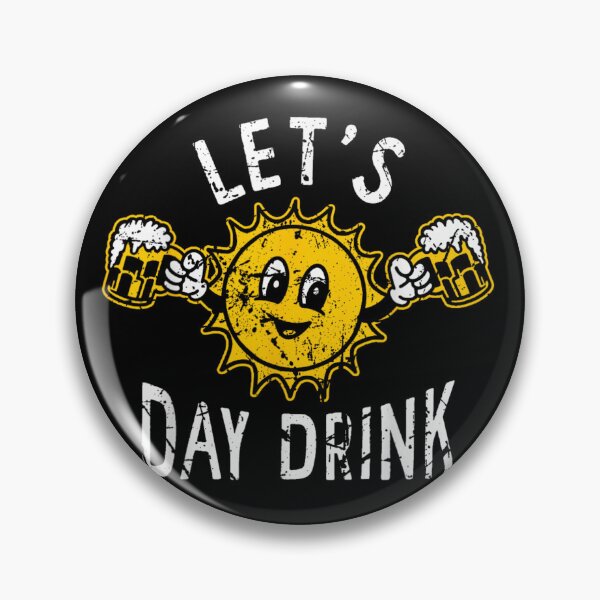 Item preview, Funny Retro Vintage Sun Character Lets Day Drink Summer Beer Lovers designed and sold by Taniyah Gomes.