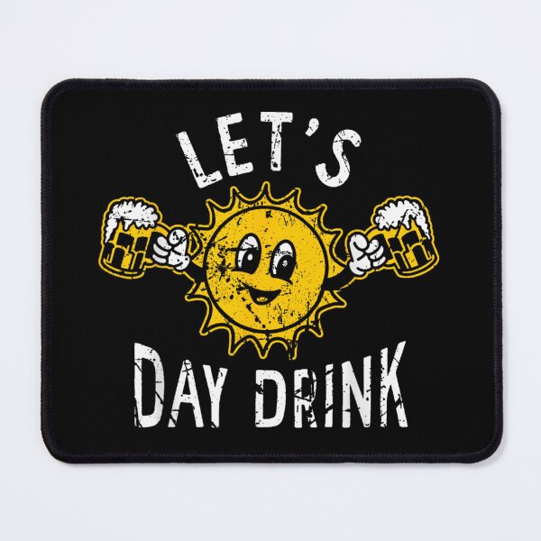 Item preview, Funny Retro Vintage Sun Character Lets Day Drink Summer Beer Lovers designed and sold by Taniyah Gomes.