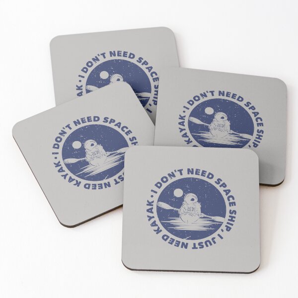 Item preview, Astronaut Kayak Paddling Space Lover Funny designed and sold by Gravelpeak Co..