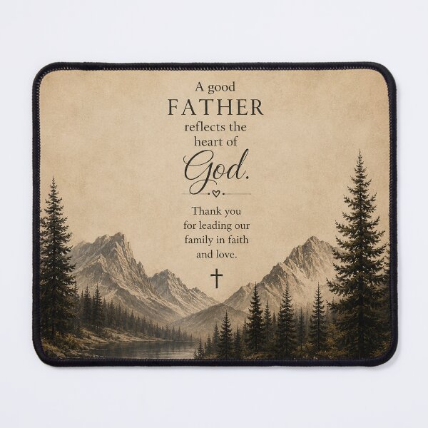 Item preview, A Good Father Reflects the Heart of God | Christian Wilderness Art | Rustic Faith Design designed and sold by AnimalAirtistry.