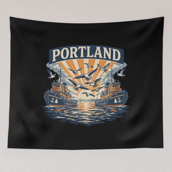 Item preview, Portland Oregon Souvenir Harbour Ships Portland designed and sold by DSWShirts.