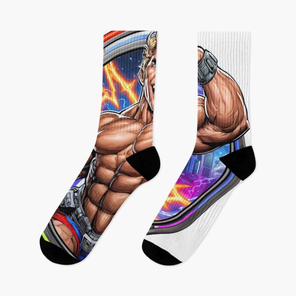 Item preview, Sticker - Decal - Comic Power: Heroic Flex in Futuristic City #24 designed and sold by ForeverPrintsOK.