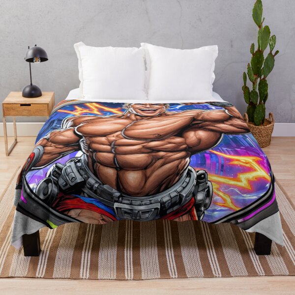 Item preview, Sticker - Decal - Comic Power: Heroic Flex in Futuristic City #24 designed and sold by ForeverPrintsOK.