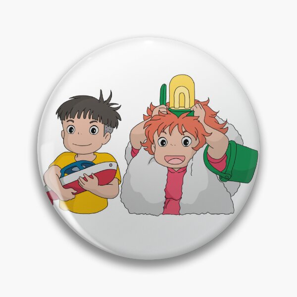 Item preview, Ponyo Sosuke Cute Blackout Illustration designed and sold by Iska-Designs.