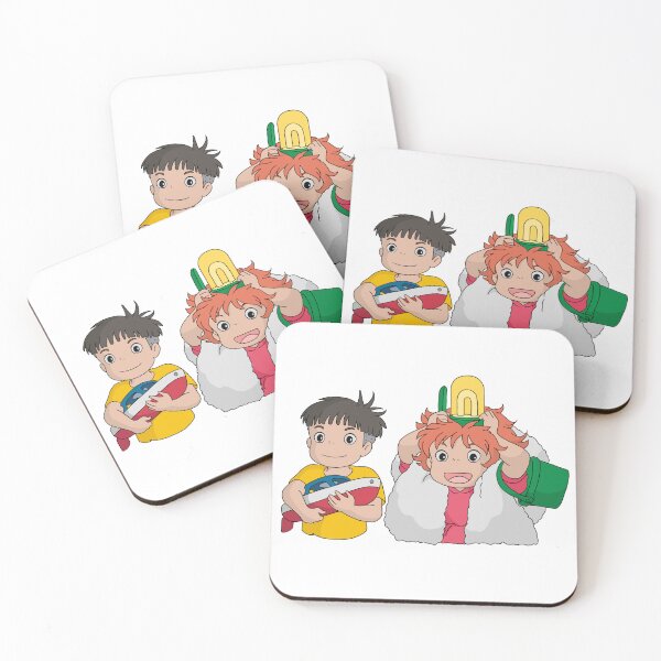 Item preview, Ponyo Sosuke Cute Blackout Illustration designed and sold by Iska-Designs.