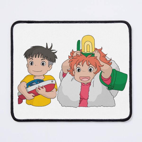 Item preview, Ponyo Sosuke Cute Blackout Illustration designed and sold by Iska-Designs.