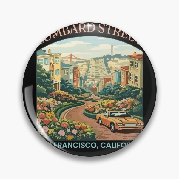Item preview, Lombard Street Souvenir Travel California San Francisco designed and sold by DSWShirts.